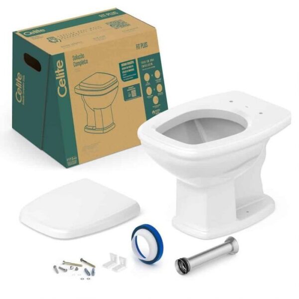KIT BACIA SANIT CONVENCIONAL FIT