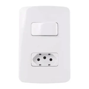 INTERRUPTOR SIMPLES + TOMADA 2P+T 20A MARGIRIUS B3