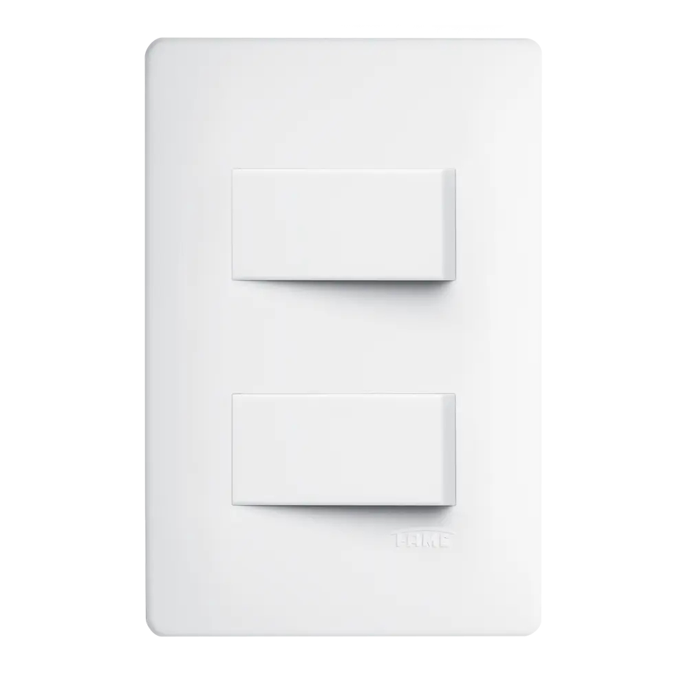 2 INTERRUPTORES SIMPLES FAME HABITAT