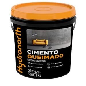 HYDRONORTH CIMENTO QUEIMADO CINZA CRONOS 5KG