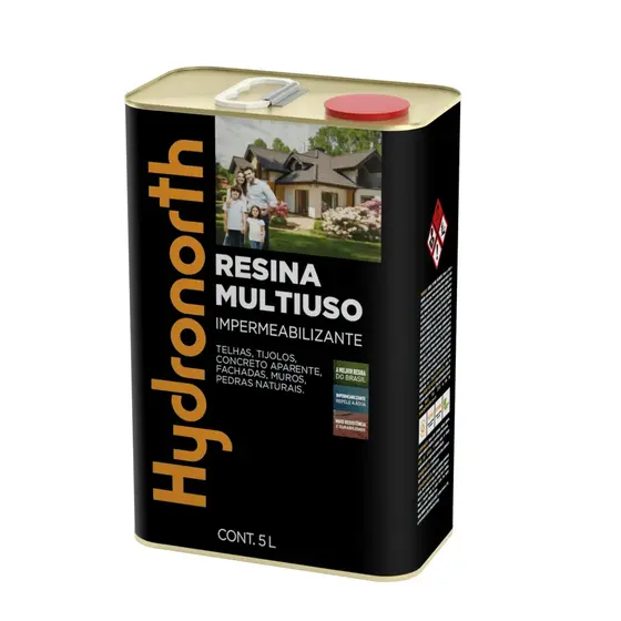 RESINA HYDRONORTH SOLVENTE BRILHANTE INCOLOR - Imagem 2