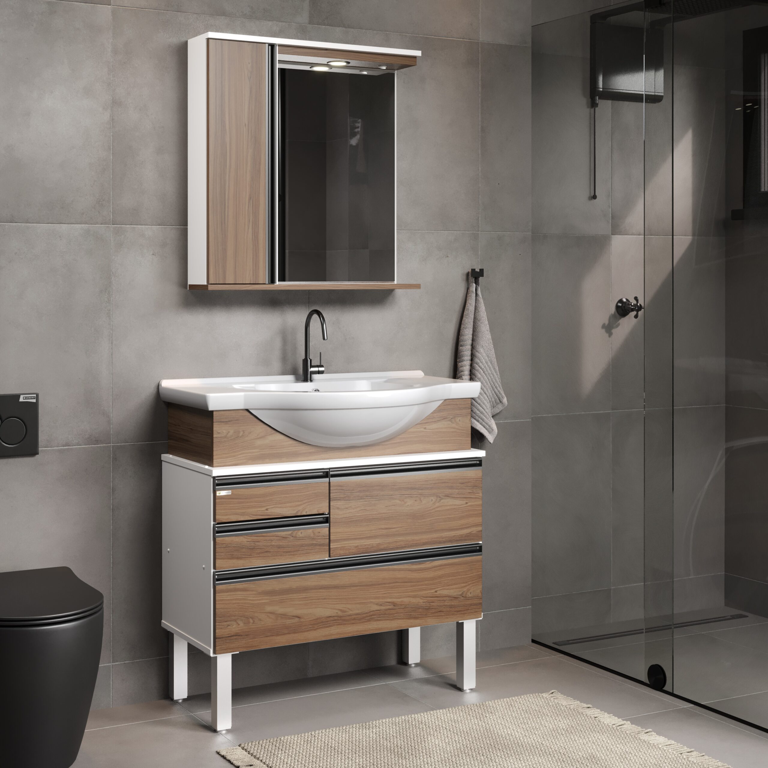 ARMÁRIO RORATO KIT FIRENZE 60CM